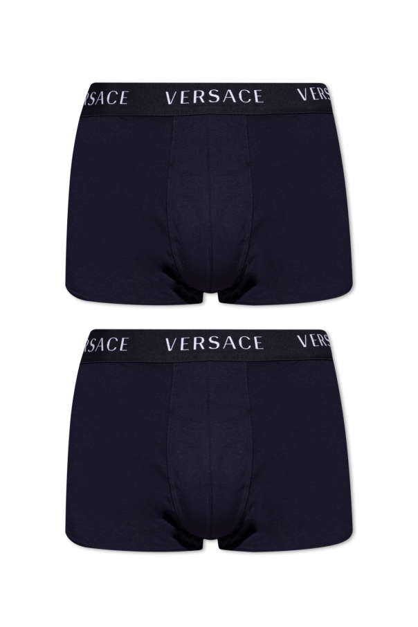 Navy blue Logo boxers 2 pack Versace Vitkac Spain